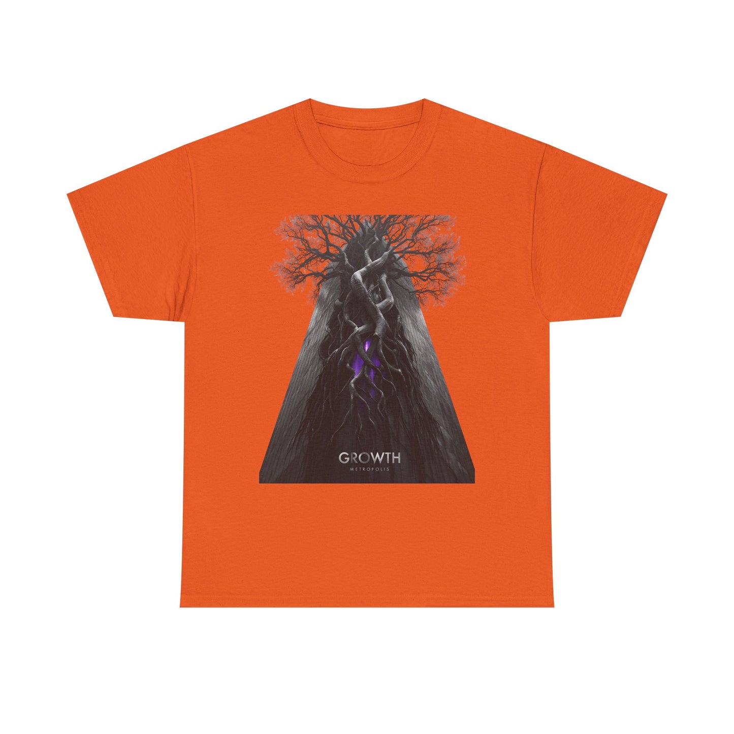 Unisex GROWTH / METROPOLIS T-Shirt | Abstract Tree Root Building Graphic Tee