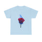 Unisex Blazing Blue Rose T-Shirt - Fire & Flower Graphic Tee