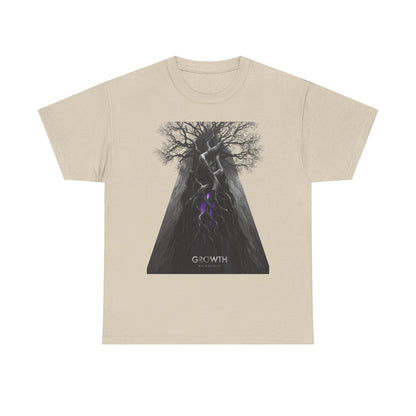 Unisex GROWTH / METROPOLIS T-Shirt | Abstract Tree Root Building Graphic Tee