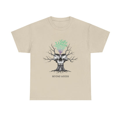 Unisex Gothic Tree of Life Skull Tee