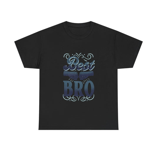 Best Bro Unisex Heavy Cotton Tee | Perfect Gift for Brother