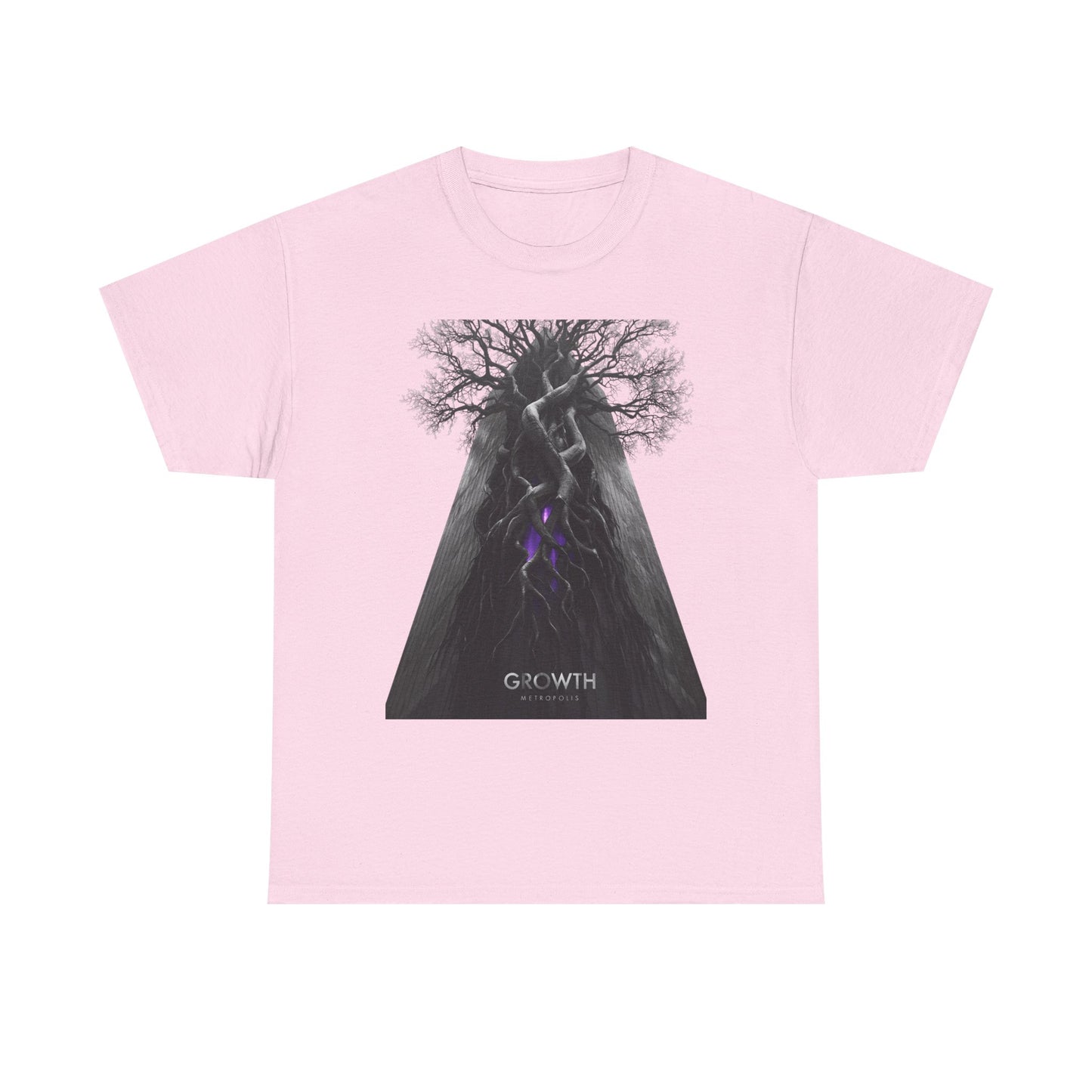 Unisex GROWTH / METROPOLIS T-Shirt | Abstract Tree Root Building Graphic Tee