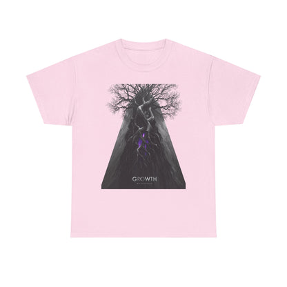 Unisex GROWTH / METROPOLIS T-Shirt | Abstract Tree Root Building Graphic Tee