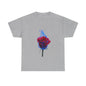 Unisex Blazing Blue Rose T-Shirt - Fire & Flower Graphic Tee