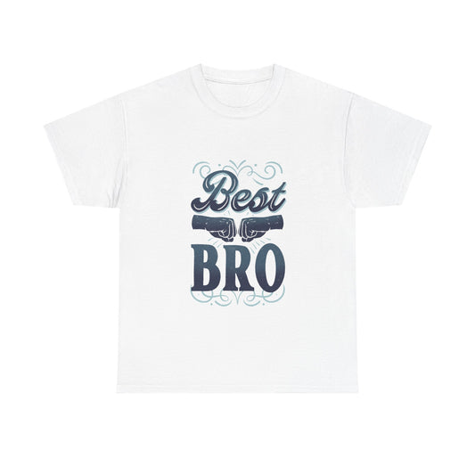Best Bro Unisex Heavy Cotton Tee | Perfect Gift for Brother