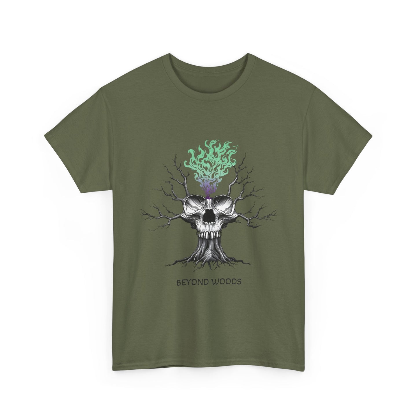 Unisex Gothic Tree of Life Skull Tee