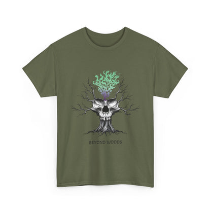 Unisex Gothic Tree of Life Skull Tee