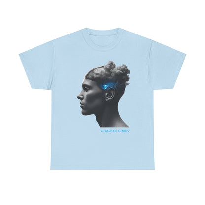 Unisex Turmoil / Serenity T-Shirt | Stormy Mind & Lightning Brain Graphic Tee