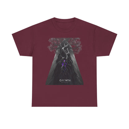 Unisex GROWTH / METROPOLIS T-Shirt | Abstract Tree Root Building Graphic Tee