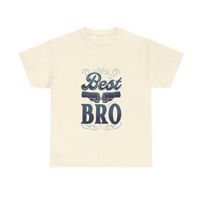 Best Bro Unisex Heavy Cotton Tee | Perfect Gift for Brother