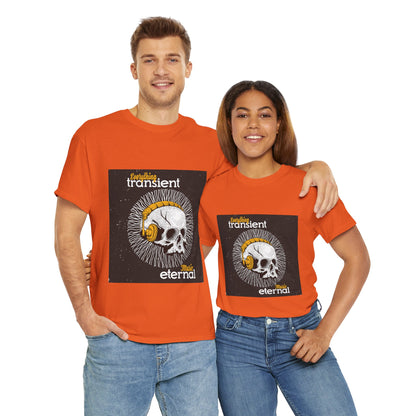 Unisex Music Eternal Skull Graphic Tee - DJ Headphones Vintage Art