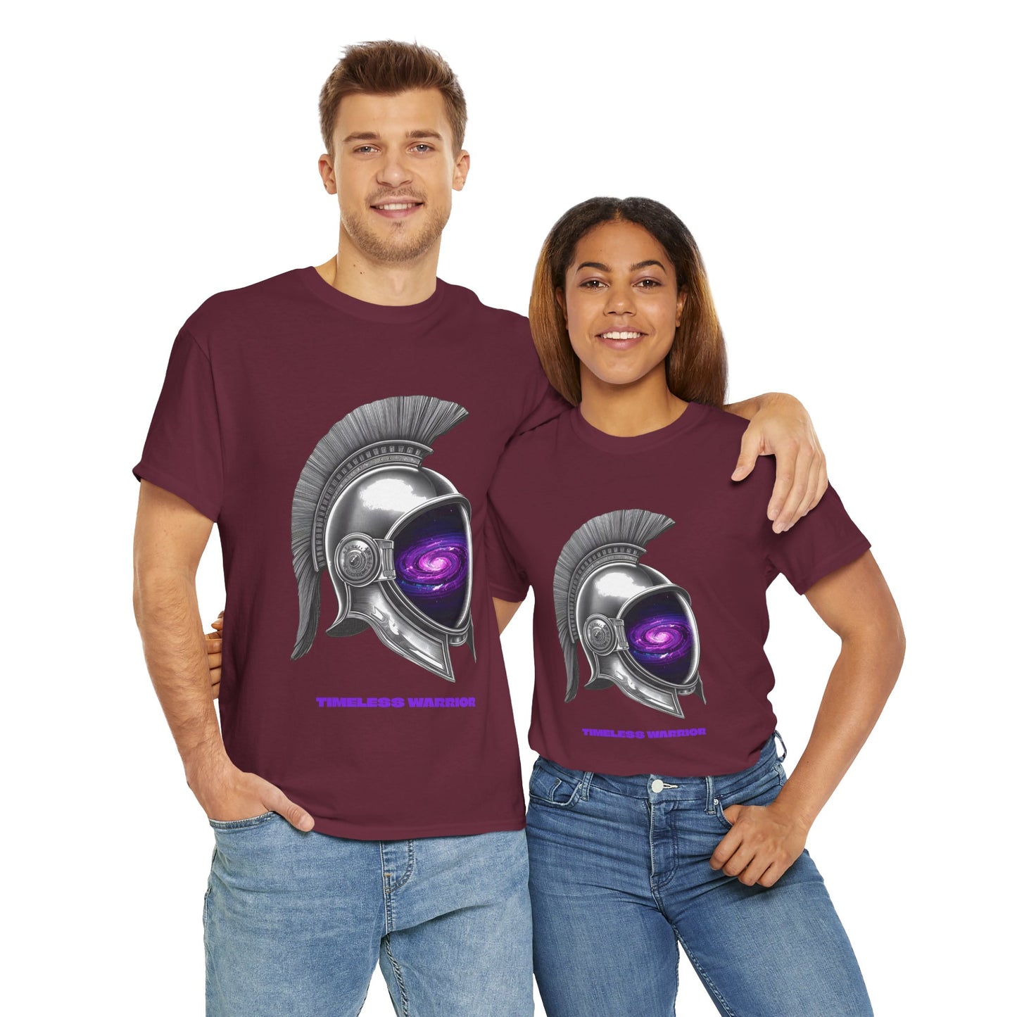 Cosmic Warrior Tee - Galactic Spartan Unisex T-Shirt