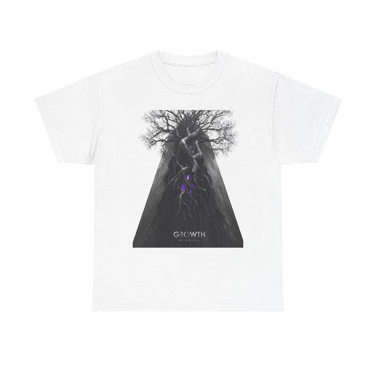 Unisex GROWTH / METROPOLIS T-Shirt | Abstract Tree Root Building Graphic Tee