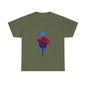 Unisex Blazing Blue Rose T-Shirt - Fire & Flower Graphic Tee