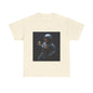 Unisex 'Cosmic Treasure' T-Shirt - Astronaut Holding Golden Orb Graphic Tee