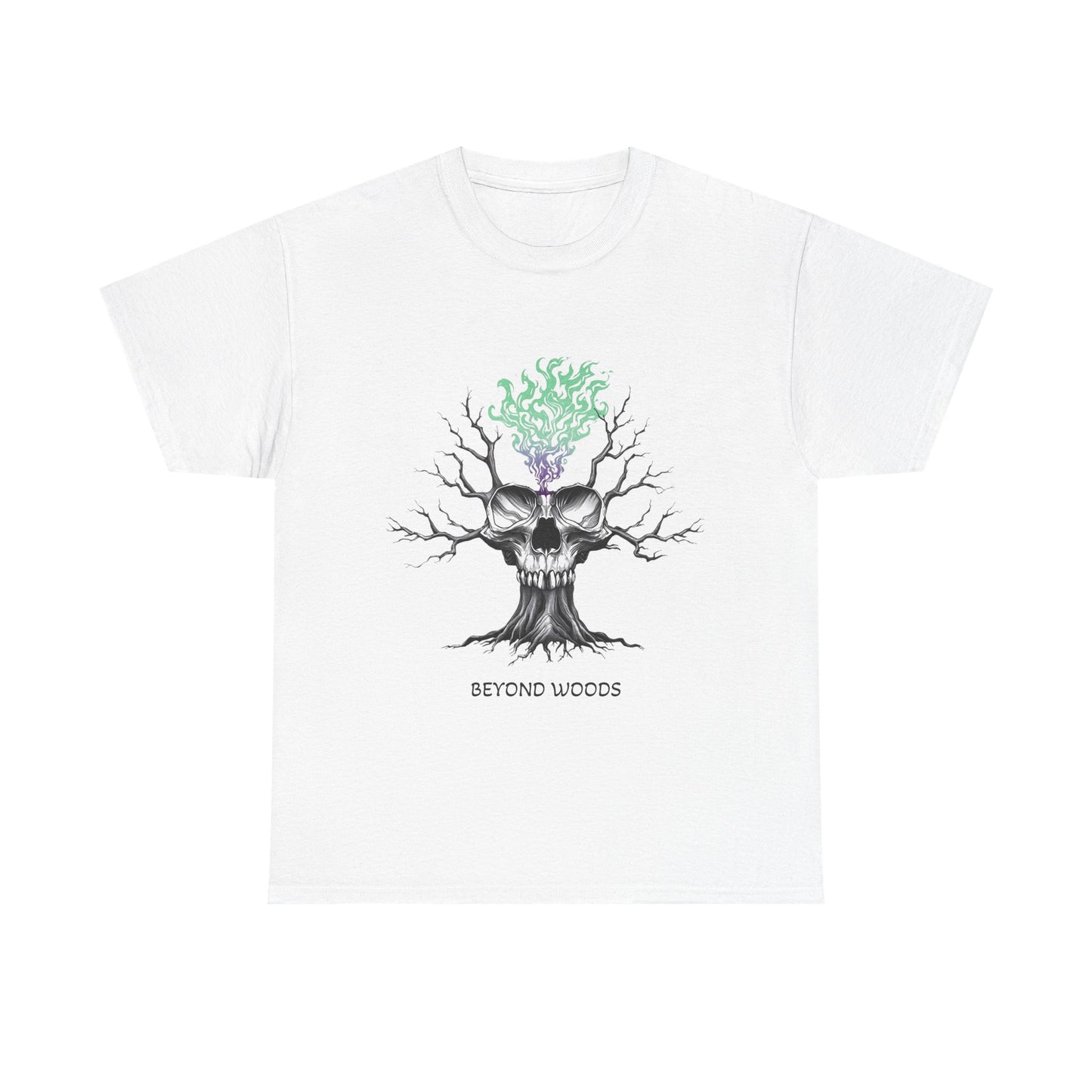 Unisex Gothic Tree of Life Skull Tee