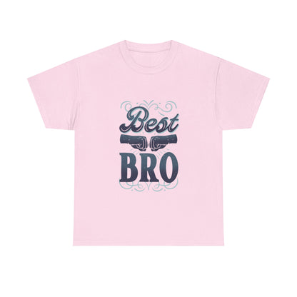 Best Bro Unisex Heavy Cotton Tee | Perfect Gift for Brother