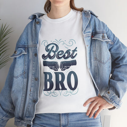 Best Bro Unisex Heavy Cotton Tee | Perfect Gift for Brother