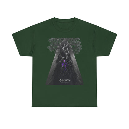 Unisex GROWTH / METROPOLIS T-Shirt | Abstract Tree Root Building Graphic Tee