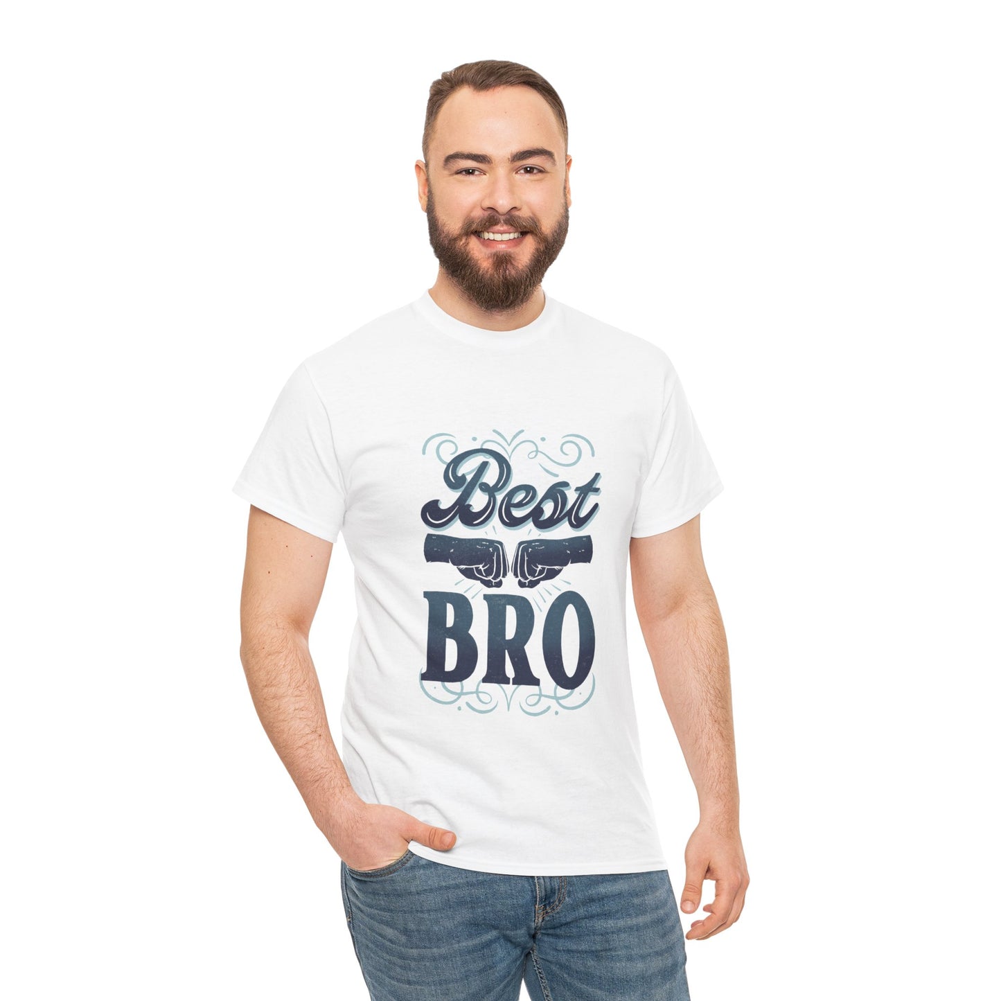 Best Bro Unisex Heavy Cotton Tee | Perfect Gift for Brother