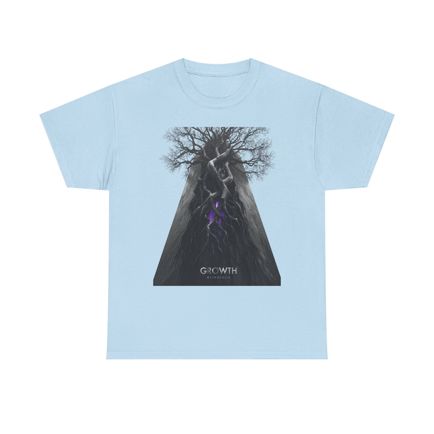 Unisex GROWTH / METROPOLIS T-Shirt | Abstract Tree Root Building Graphic Tee