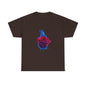 Unisex Blazing Blue Rose T-Shirt - Fire & Flower Graphic Tee