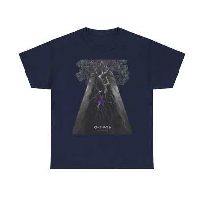 Unisex GROWTH / METROPOLIS T-Shirt | Abstract Tree Root Building Graphic Tee