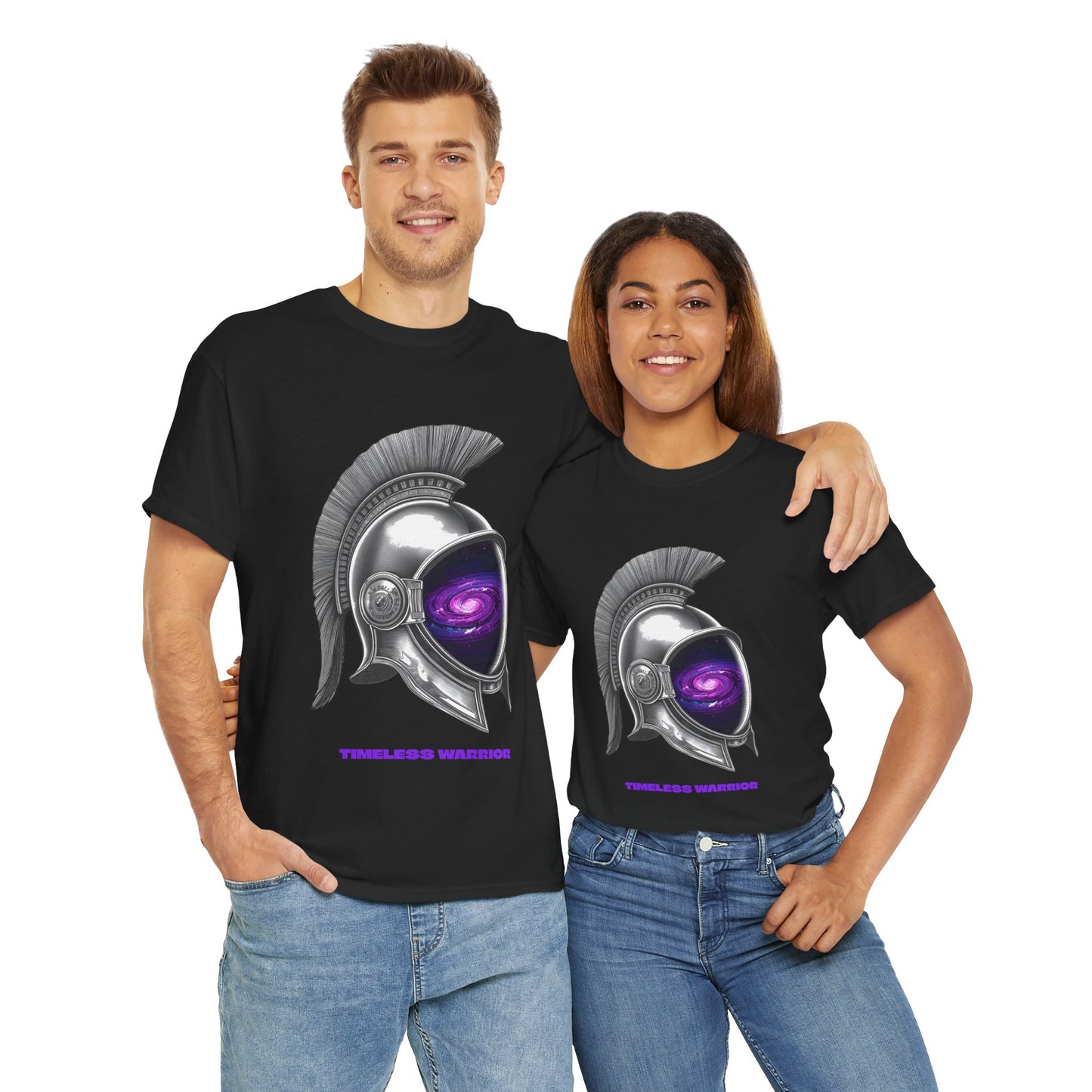 Cosmic Warrior Tee - Galactic Spartan Unisex T-Shirt