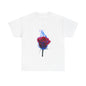 Unisex Blazing Blue Rose T-Shirt - Fire & Flower Graphic Tee