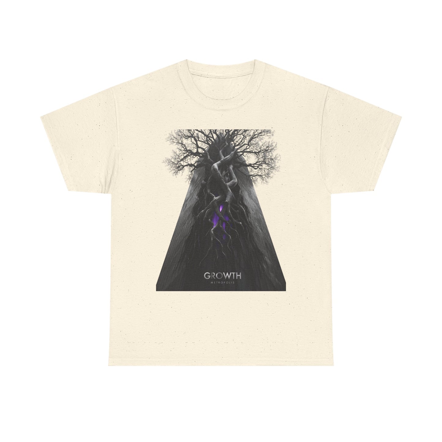 Unisex GROWTH / METROPOLIS T-Shirt | Abstract Tree Root Building Graphic Tee