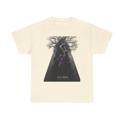 Unisex GROWTH / METROPOLIS T-Shirt | Abstract Tree Root Building Graphic Tee
