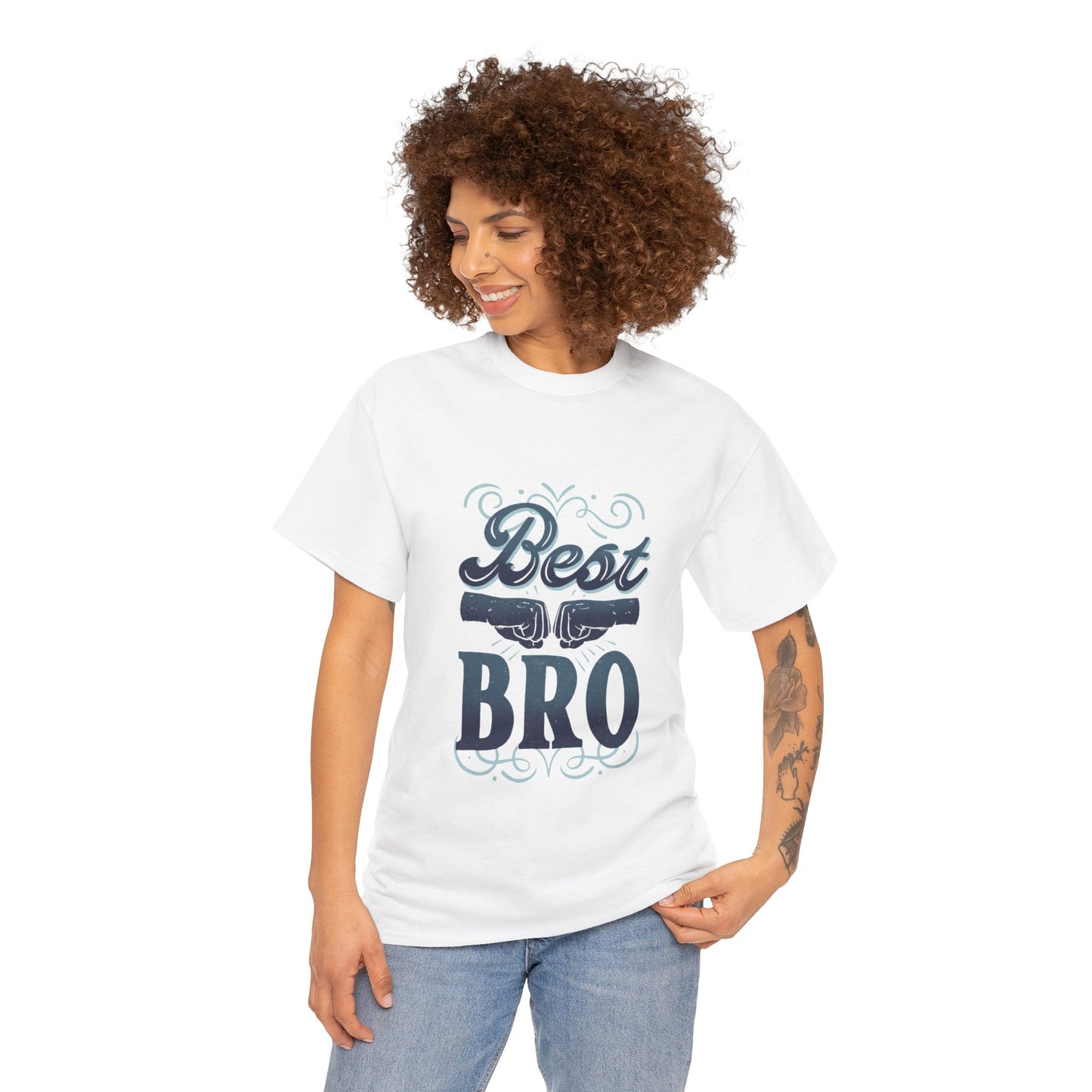 Best Bro Unisex Heavy Cotton Tee | Perfect Gift for Brother