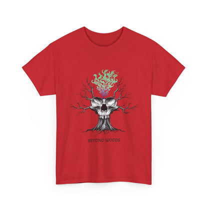 Unisex Gothic Tree of Life Skull Tee