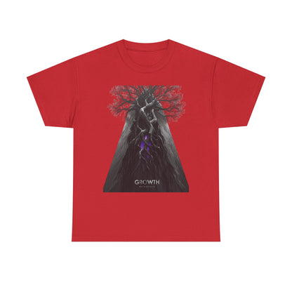 Unisex GROWTH / METROPOLIS T-Shirt | Abstract Tree Root Building Graphic Tee