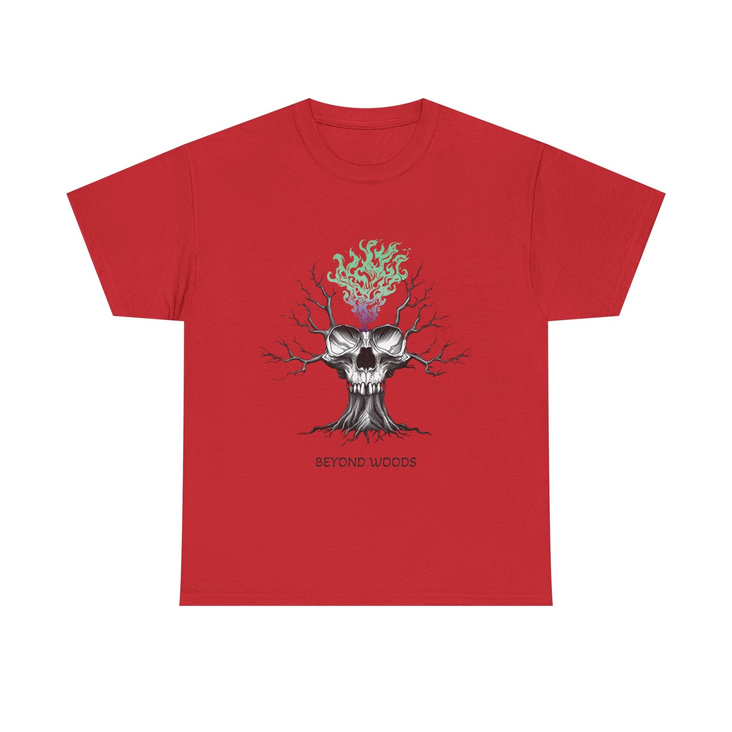 Unisex Gothic Tree of Life Skull Tee