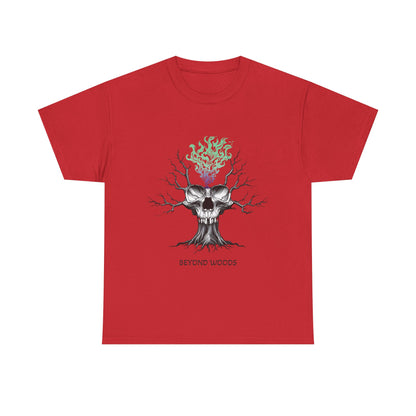 Unisex Gothic Tree of Life Skull Tee