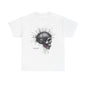 Unisex 'Exploding Mind' T-Shirt - Skull, Brain & FEAR Anxiety Graphic Tee