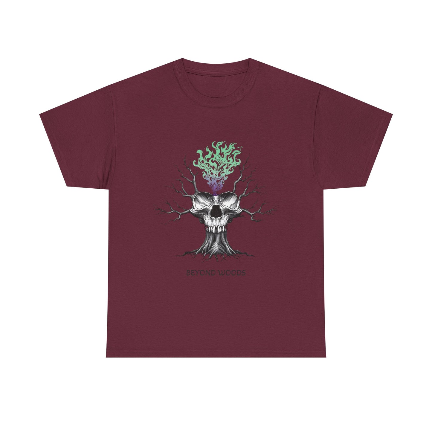 Unisex Gothic Tree of Life Skull Tee