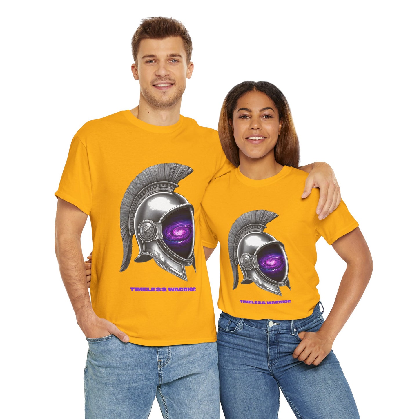 Cosmic Warrior Tee - Galactic Spartan Unisex T-Shirt
