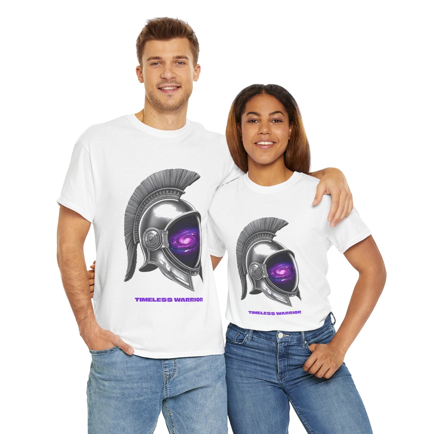 Cosmic Warrior Tee - Galactic Spartan Unisex T-Shirt