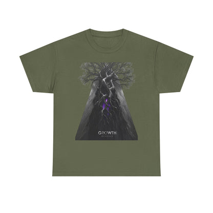 Unisex GROWTH / METROPOLIS T-Shirt | Abstract Tree Root Building Graphic Tee
