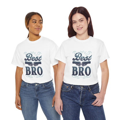 Best Bro Unisex Heavy Cotton Tee | Perfect Gift for Brother