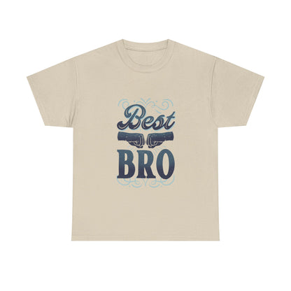 Best Bro Unisex Heavy Cotton Tee | Perfect Gift for Brother