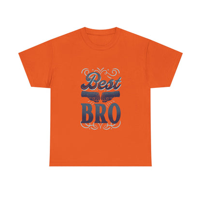 Best Bro Unisex Heavy Cotton Tee | Perfect Gift for Brother