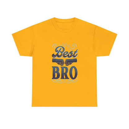 Best Bro Unisex Heavy Cotton Tee | Perfect Gift for Brother