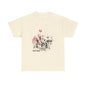 **Unisex Heavy Cotton Tee - Enchanted Forest Graphic T-Shirt**