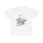 **Unisex Heavy Cotton Tee - Enchanted Forest Graphic T-Shirt**