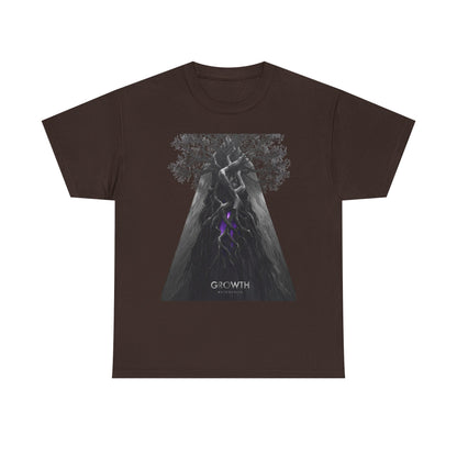 Unisex GROWTH / METROPOLIS T-Shirt | Abstract Tree Root Building Graphic Tee