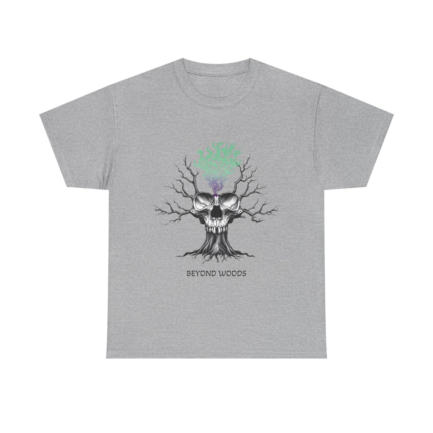 Unisex Gothic Tree of Life Skull Tee