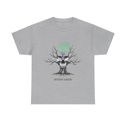 Unisex Gothic Tree of Life Skull Tee
